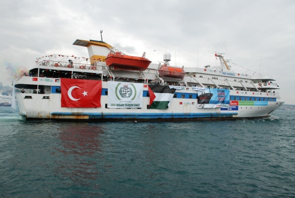 IHH passenger ship MV Mavi Marmara launched in Istanbul, 22 May 2010